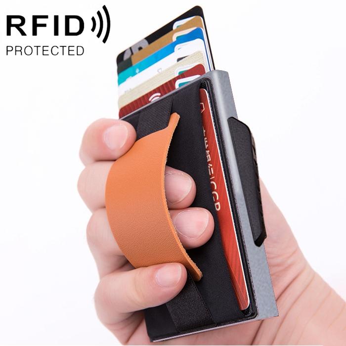 Pop-up Rfid Wallet with Anti-magnetic Protection - Grey 4