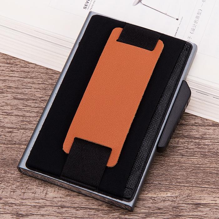 Pop-up Rfid Wallet with Anti-magnetic Protection - Grey 5