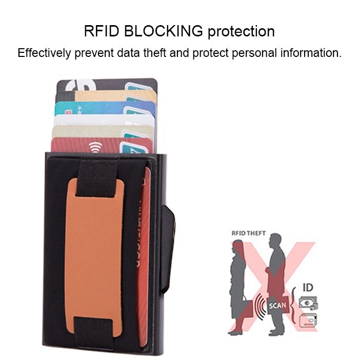 Pop-up Rfid Wallet with Anti-magnetic Protection - Grey 8