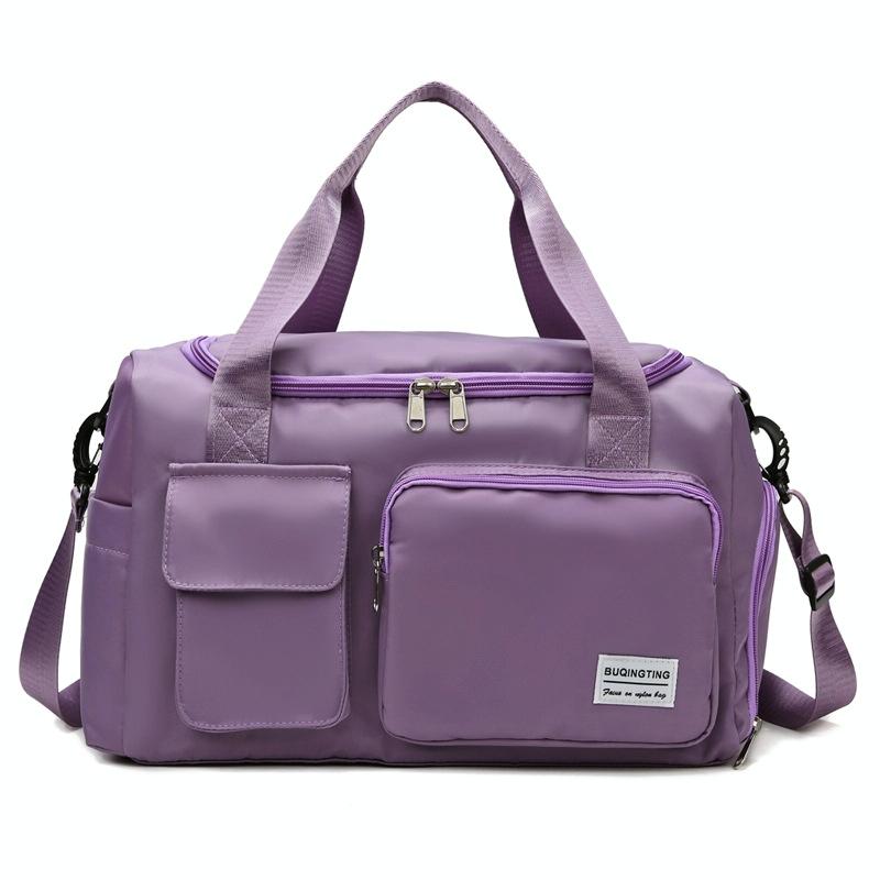 Waterproof Gym Bag for Travel - Size l - Light Purple 13