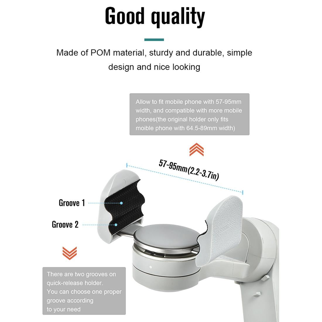 Om4 Handheld Gimbal Magnetic Buckle Expansion Bracket 6