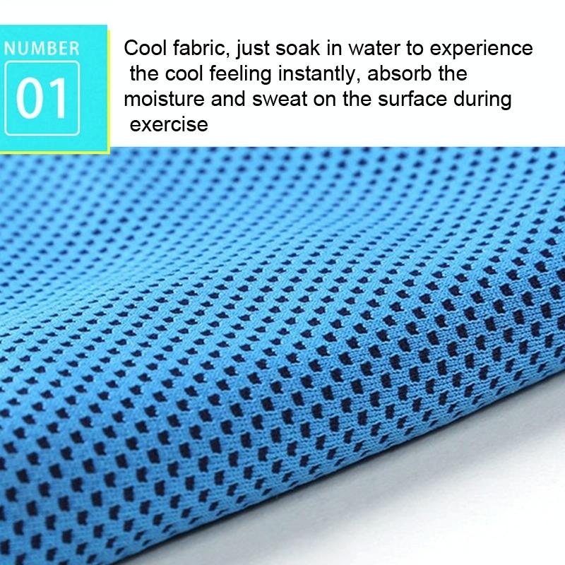 Chill Towel For Summer Workouts - Cylindrical Sky Blue 6