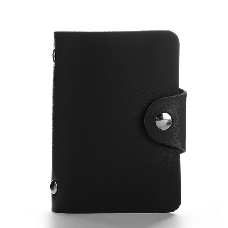 3 Pcs Upgraded Card Bag Transparent Business Card Holder With 12 Slots - Orange