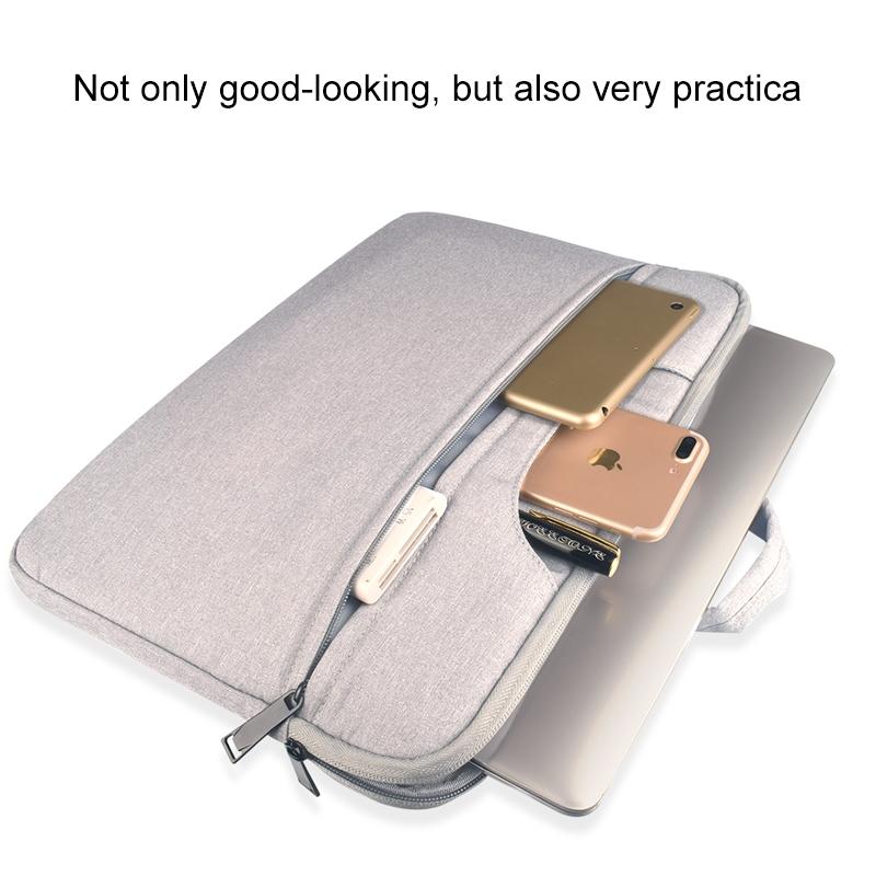 Lightweight Laptop Bag with Durable Zipper for Macbook Samsung Sony Dell Alienware Chuwi Asus Hp - Grey 7