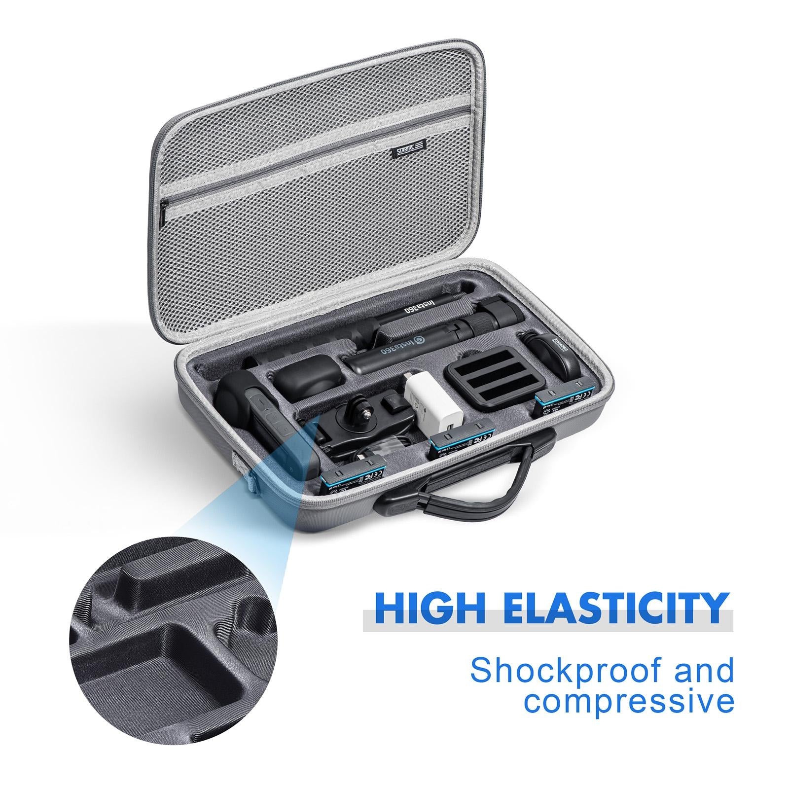 Insta360 one X3 Camera & Accessories Storage Bag - Diamond Texture 7