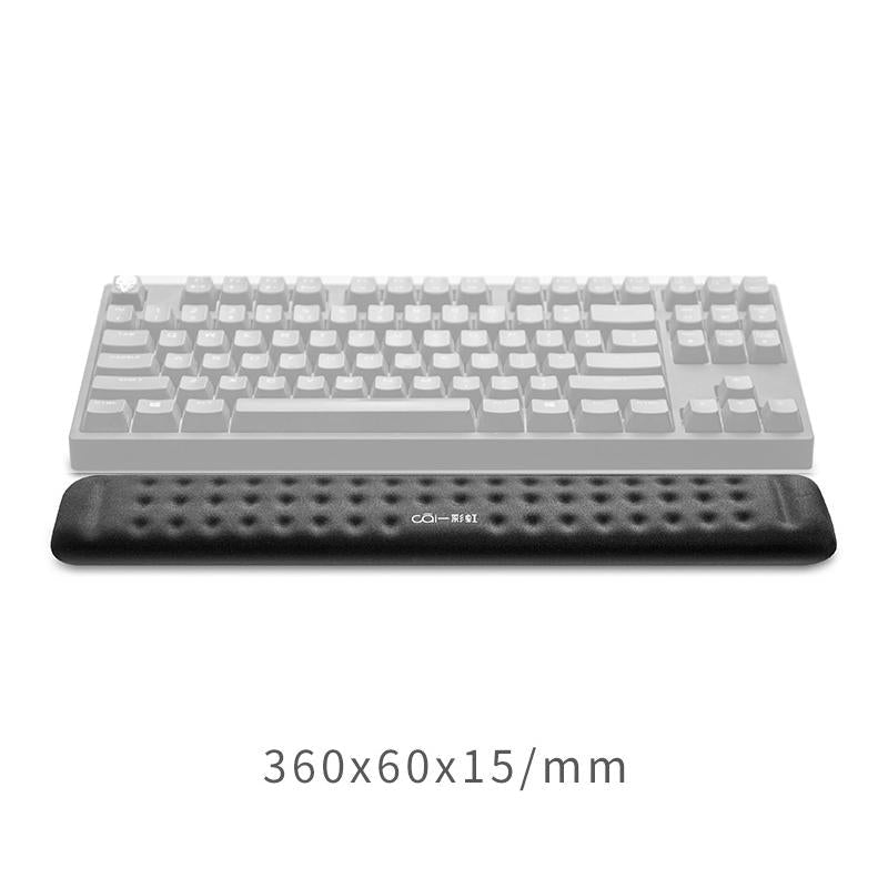 Memory Foam Keyboard Wrist Rest & Mouse Pad - Grey 8