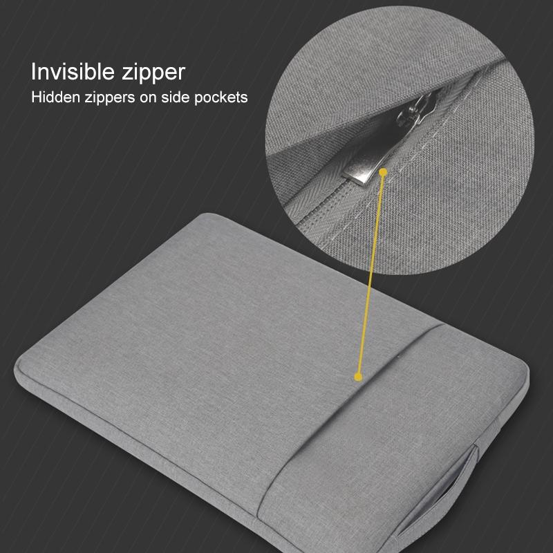 Denim Laptop Liner Bag for Business - Grey 4