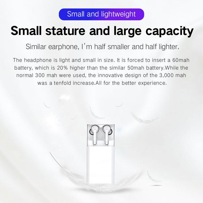 Wireless 3d Stereo Earphones with Bluetooth 5.0 - Black 4