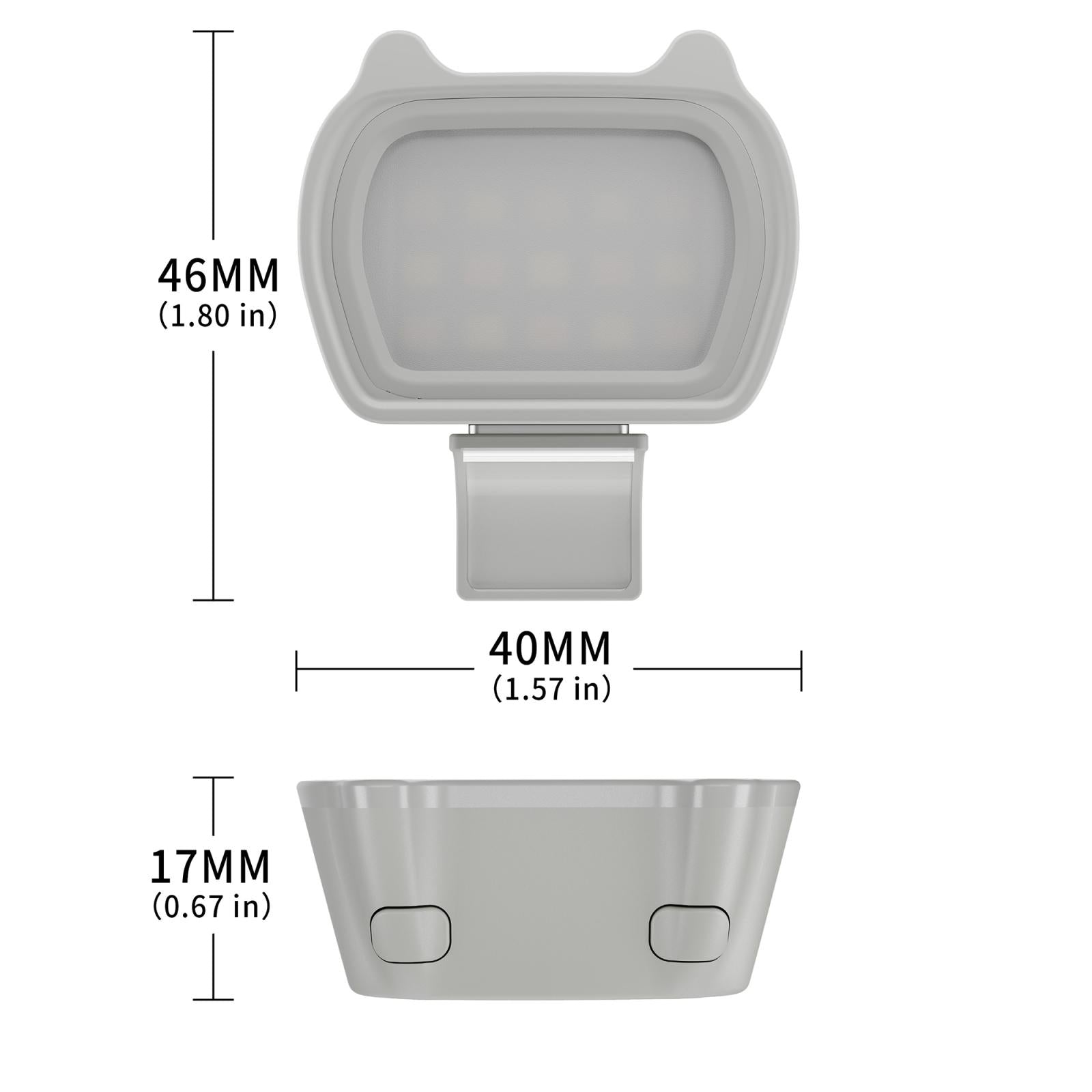 Universal Cat Ears Magnetic Fill Light for Dji Om Series - Multi Functional Beauty Selfie Light 5