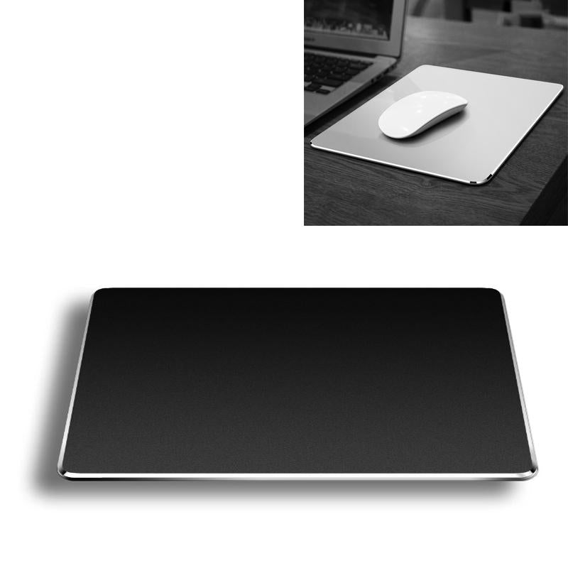 Double Sided Non Slip Aluminum Mouse Pad M Size - Grey 9