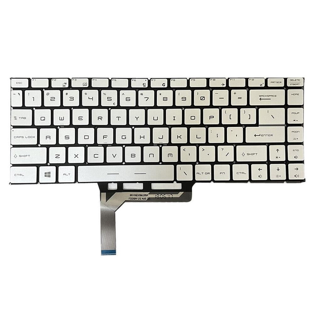 Backlit Laptop Keyboard for Msi Gs65 Series - us Version - Grey 7