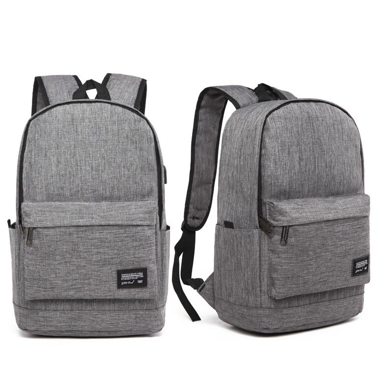 Multi-function Laptop Backpack with Usb Port - Fits 15.6 Devices - Oxford Cloth - 45x31x16cm - Grey 14