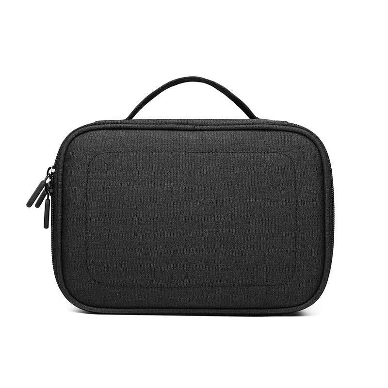 Versatile Headphone Charger & Data Cable Storage Bag - Single Layer - 23x16x7cm - Grey 9