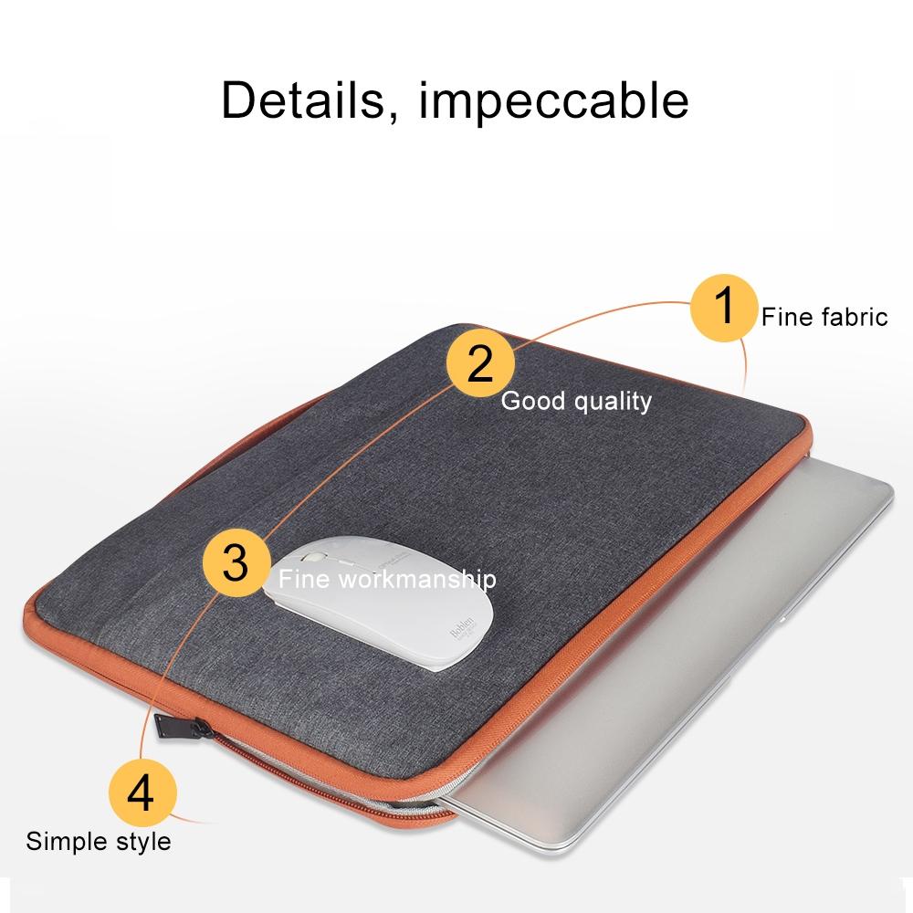 Stylish Laptop Handbag for Macbook & More - Polyester & Nylon - Grey 6