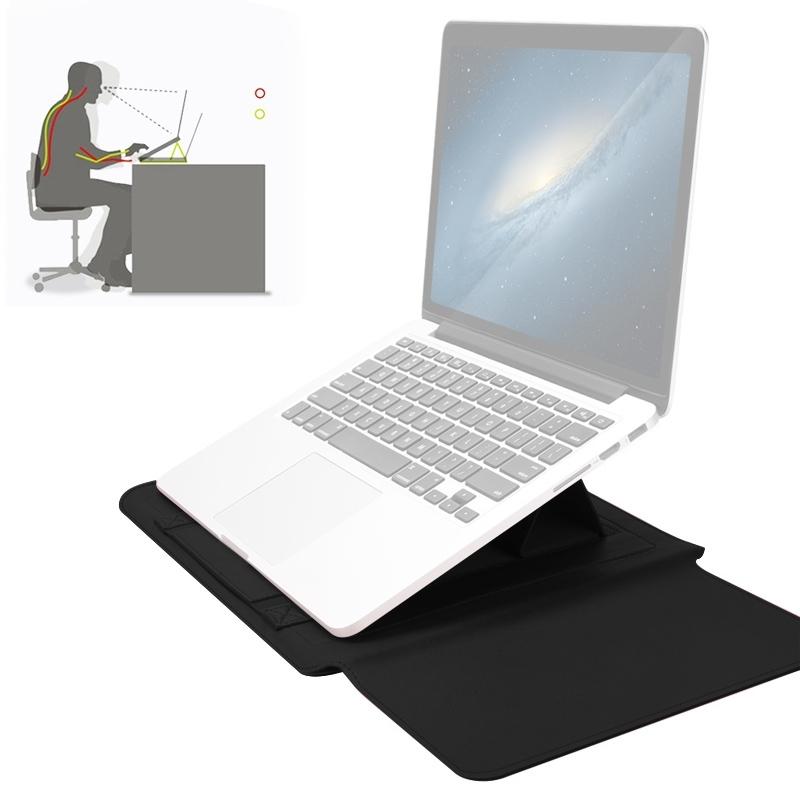 Universal Waterproof Laptop Bag Set With Handle Stand Pen Holder Winders Mouse & Charger Bags - Grey 5