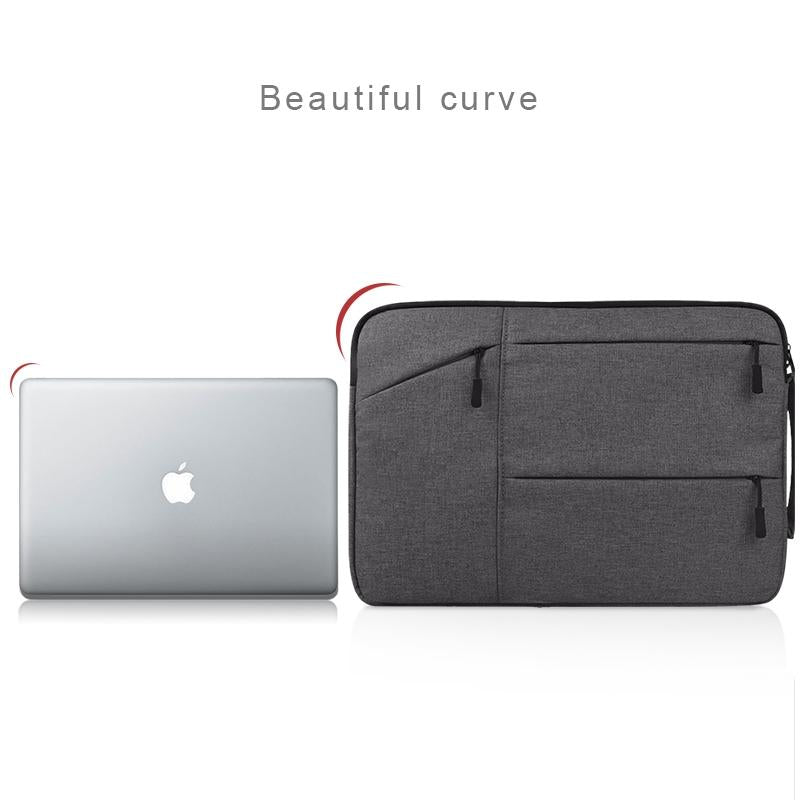 12 Laptop / Tablet Bag with Multiple Pockets - Portable & Durable - Grey 9