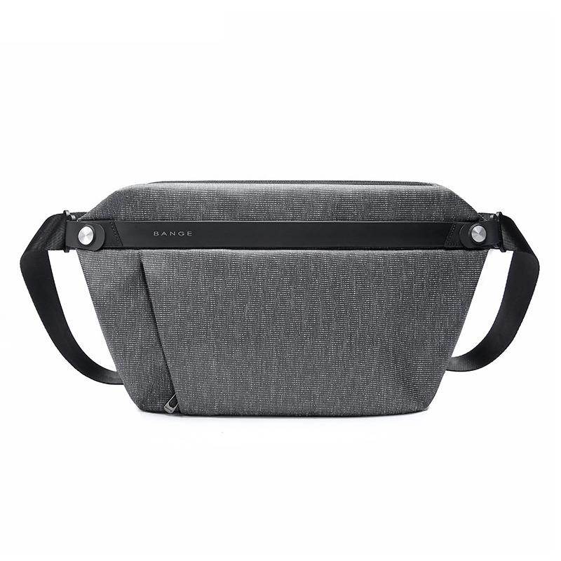 Waterproof Men Crossbody Chest Bag 41X23X9Cm Ideal For Outdoor Activities - Grey