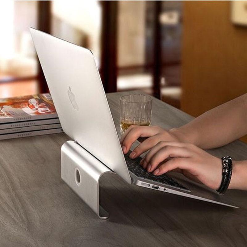 Universal Aluminum Laptop Cooling Stand - Grey 11-17 Inch 9