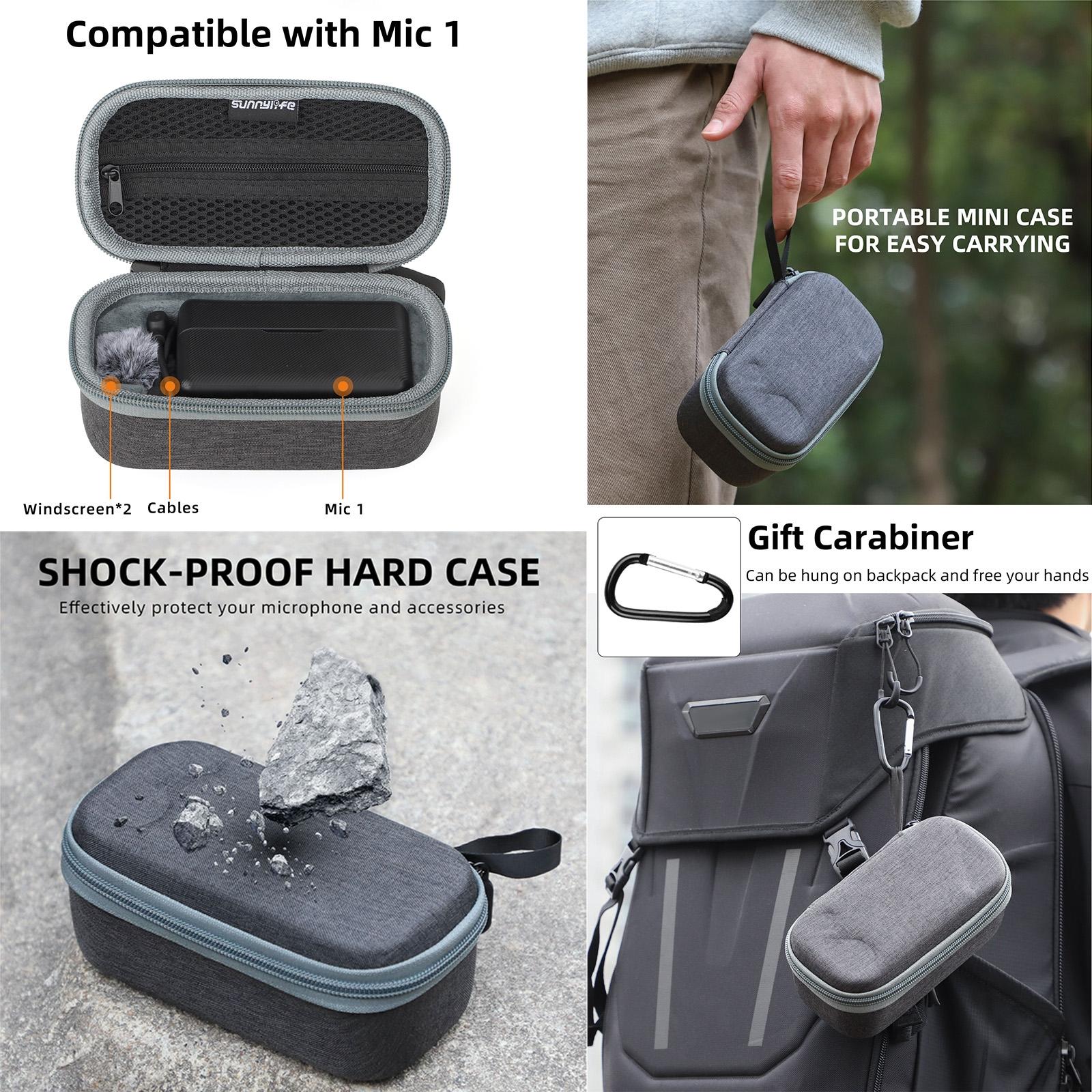 Mini Carrying Case for Dji Mic 2 Wireless Microphone - Storage Bag 4