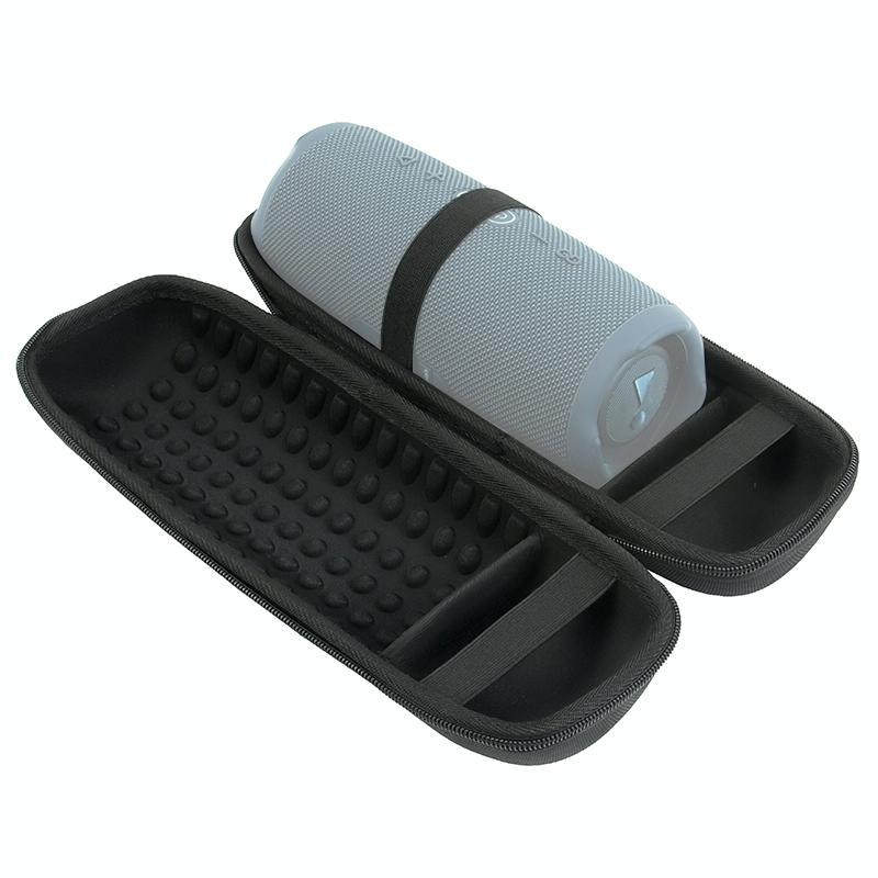 Protective Cover for Jbl Charge 5 Speaker with Strap & Carabiner - Grey 5