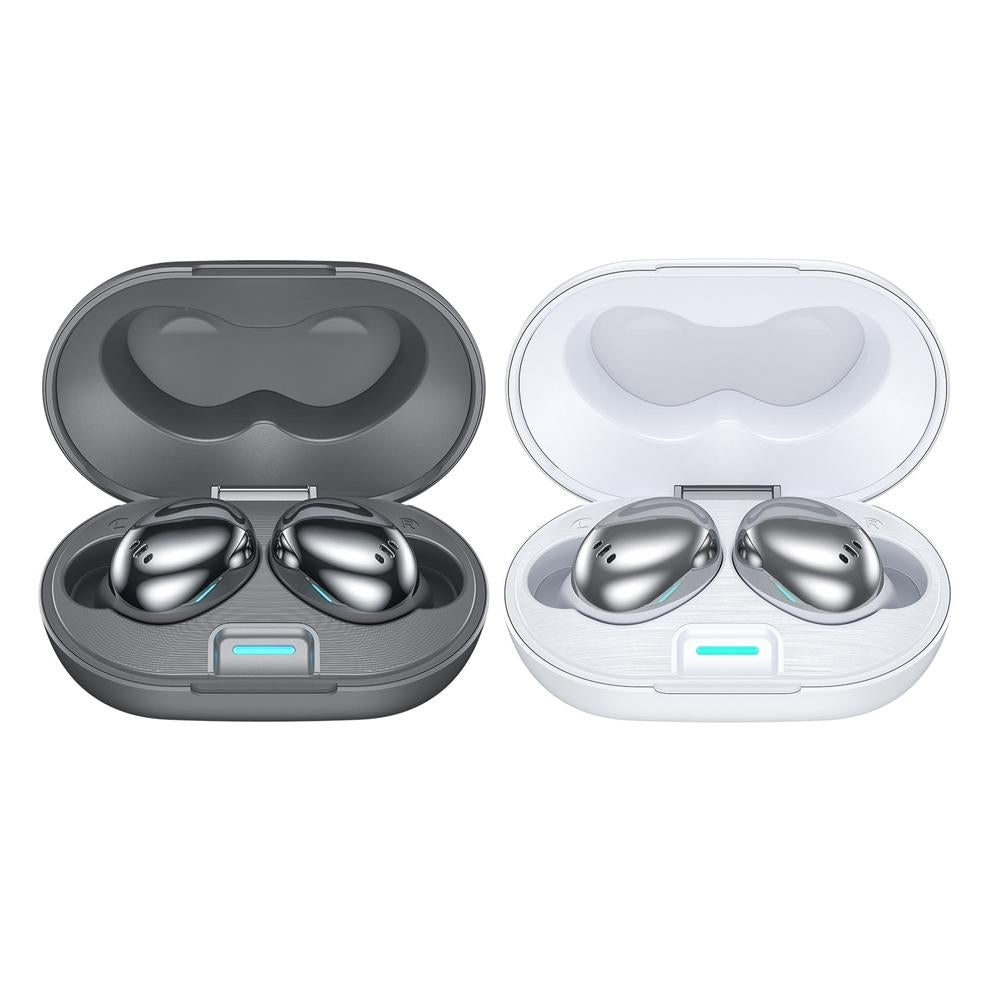Metal Plating Wireless Tws Earphones with Charging Box - Bluetooth 5.0 - Grey 3