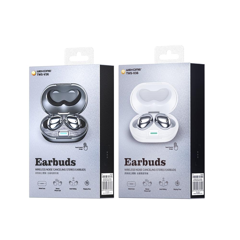 Metal Plating Wireless Tws Earphones with Charging Box - Bluetooth 5.0 - Grey 4