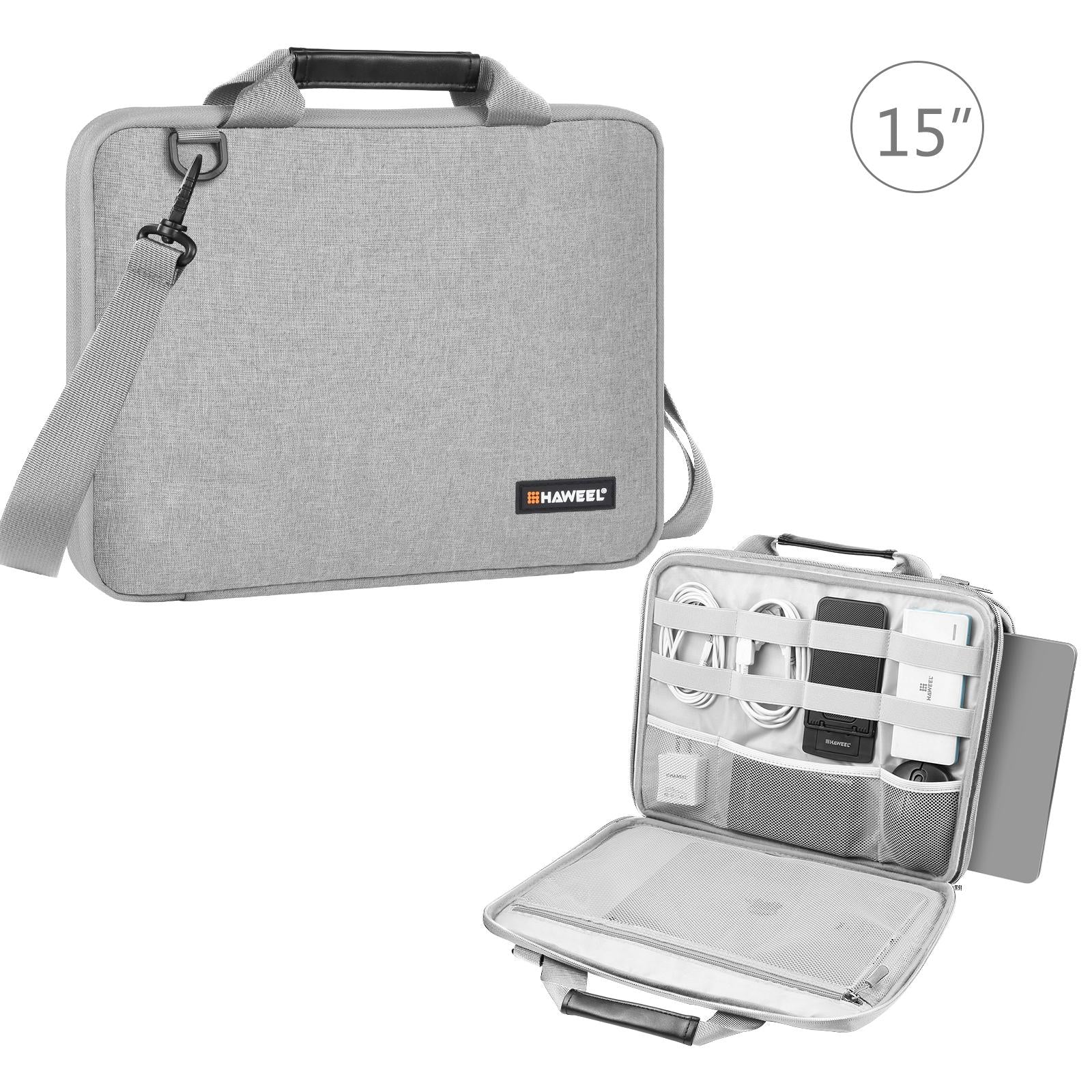Convertible Laptop Bag for Macbook Thinkpad Asus Hp - Grey