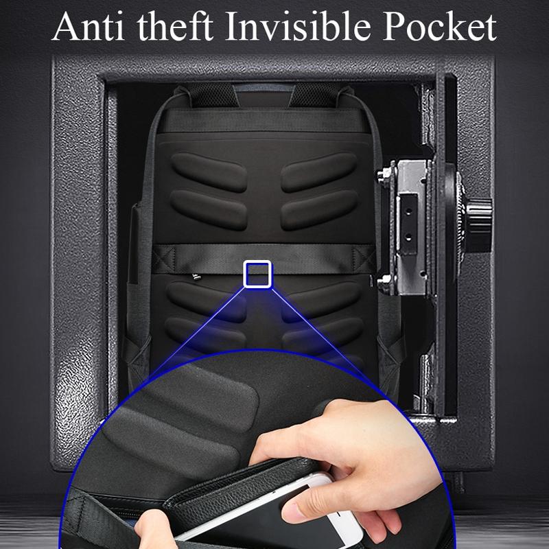 Outdoor Anti-Theft Waterproof Shoulder Bag With Usb Port - Large Capacity 8