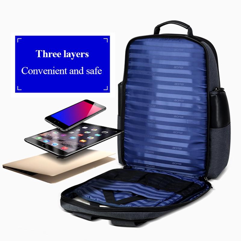 Outdoor Anti-Theft Waterproof Shoulder Bag With Usb Port - Large Capacity 12