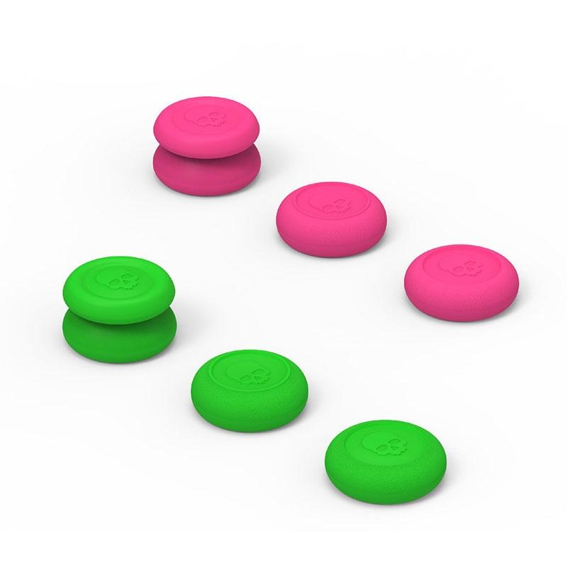 Ps4 Gamepad Rocker Cap Button Cover for Ns Pro - Green + Red 3
