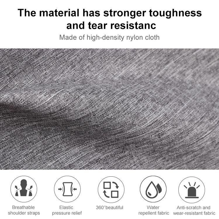 Multifunctional Oxford Laptop Backpack - Cxs-620 - Light Grey 5