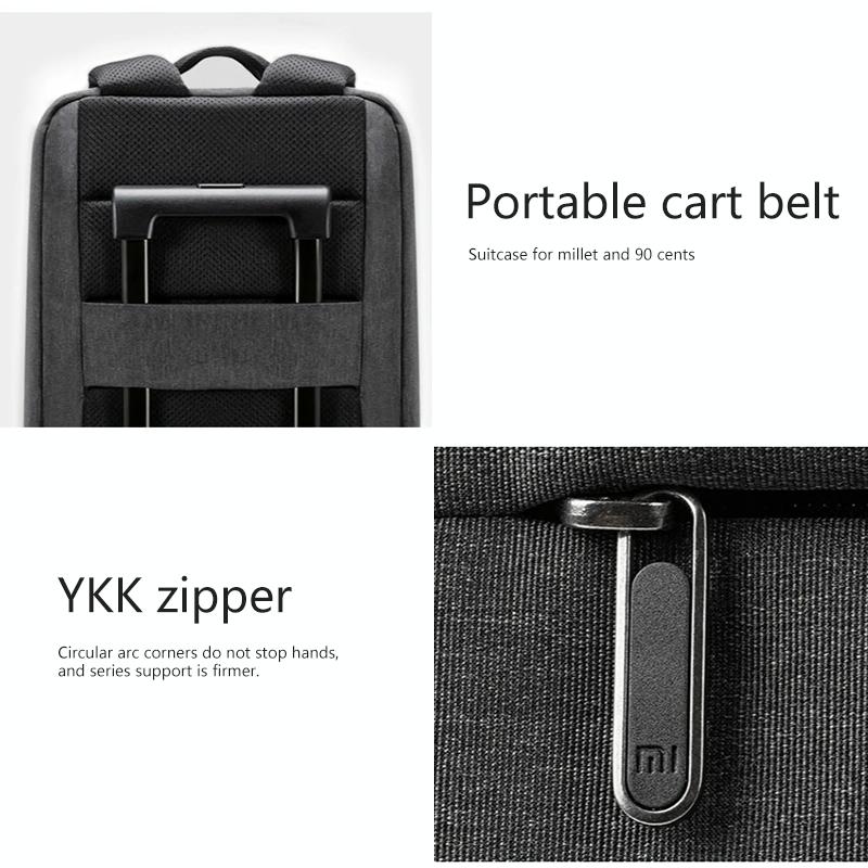 15.6-inch Waterproof Laptop Backpack - Light Grey 15