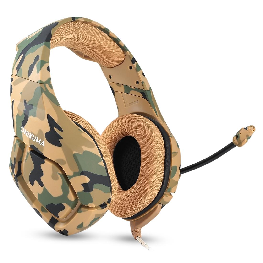 Camouflage Gaming Headset With Noise Canceling Mic - Grey 3