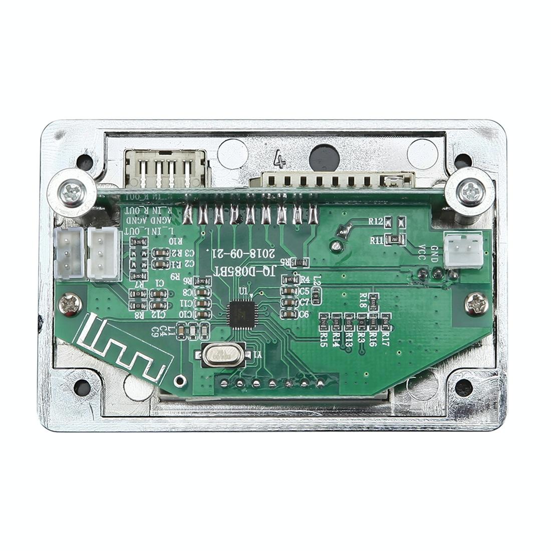 Car Mp3 Player Board With Bluetooth Fm Radio Sd / Usb / Aux Remote - Silver Grey 4