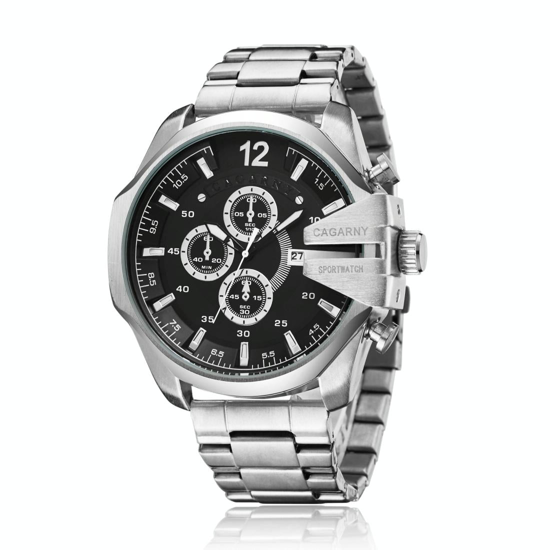 Stainless Steel Quartz Watch - Waterproof & Fashionable - Wa6838Sh 6