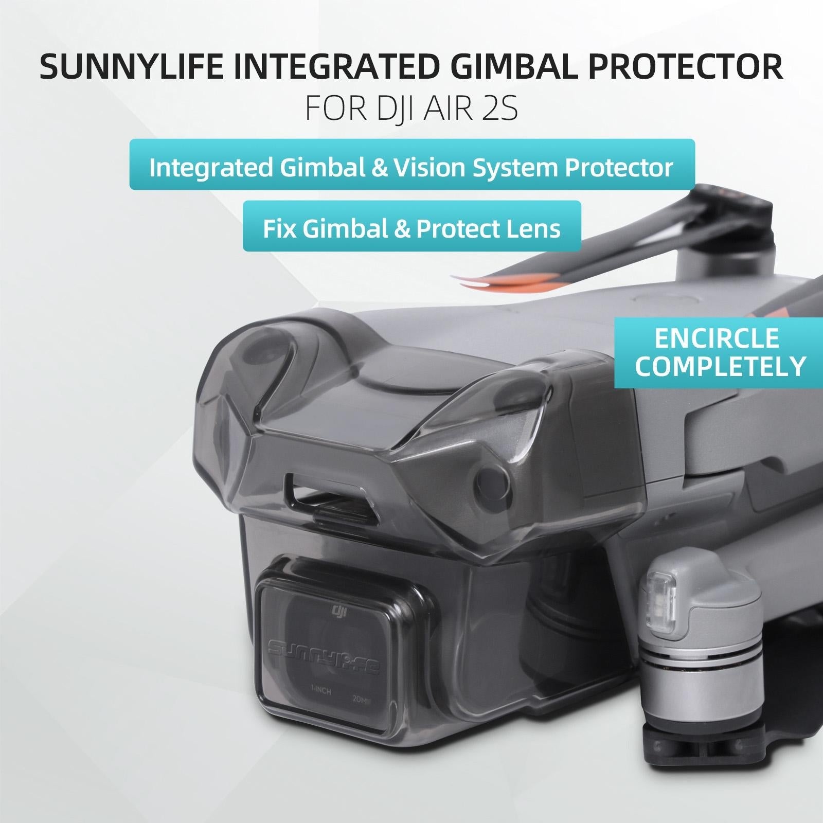 Sunshade Cover for Dji Air 2s Drone Gimbal Lens 4