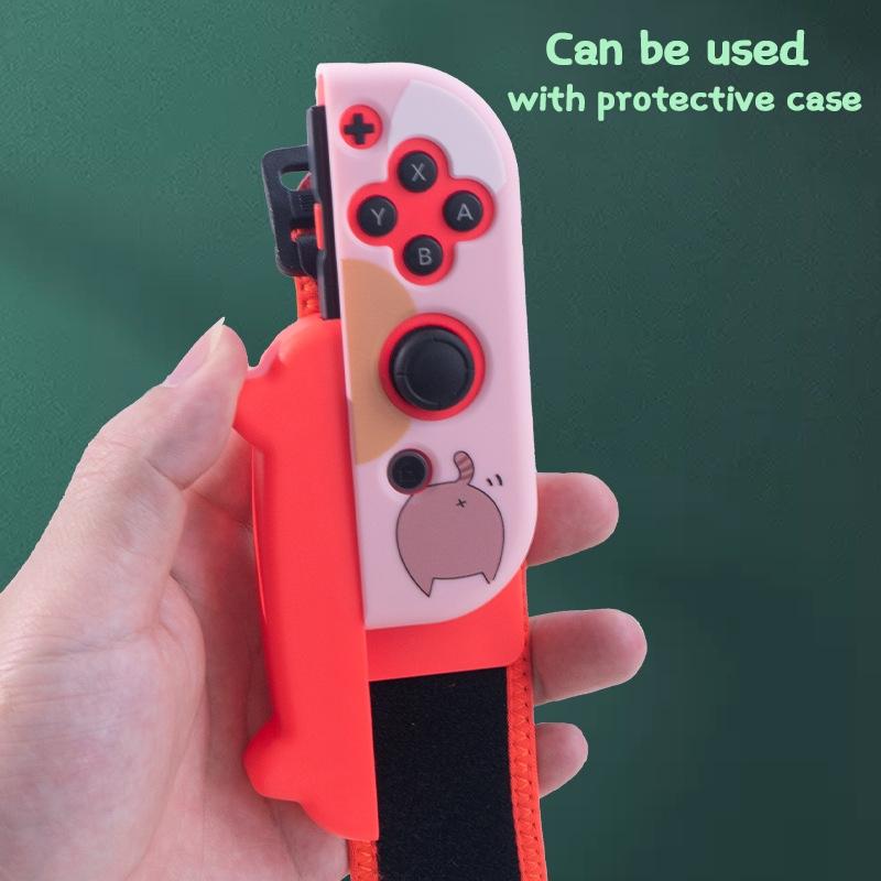Joy Con Wrist Bracelet for Switch - Dancing Game Handle - Red Green 29Cm 6