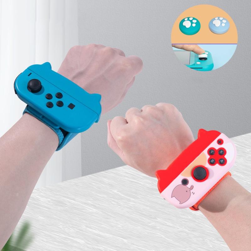 Joy Con Wrist Bracelet for Switch - Dancing Game Handle - Red Green 29Cm 8