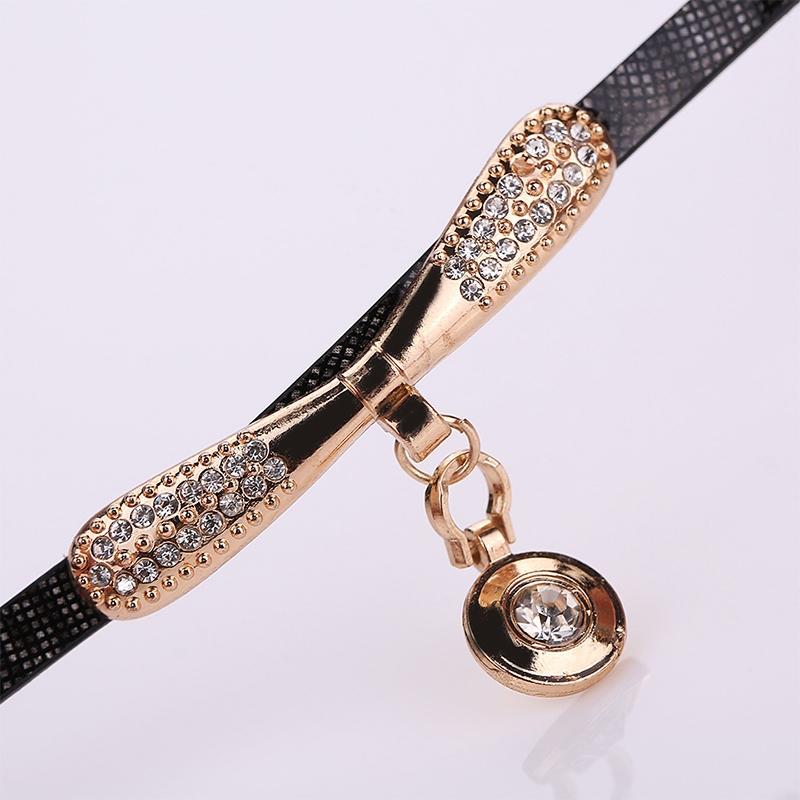 Stylish Leather Band Watch for Women - Casual Design - White 4