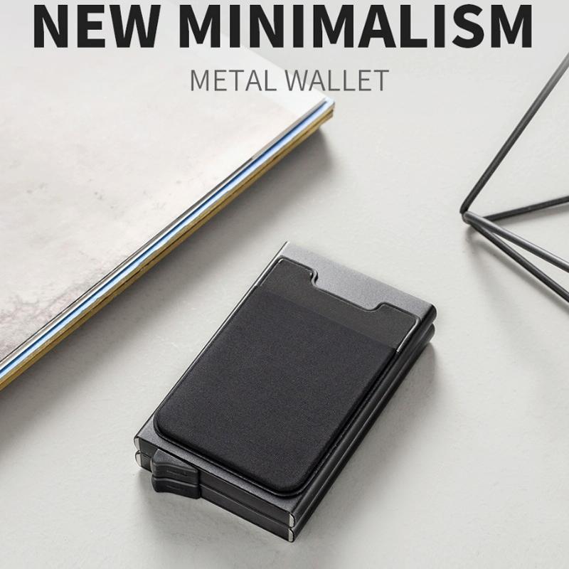 Rfid-blocking Coin Card Holder - Anti-degaussing - Silver Red 6