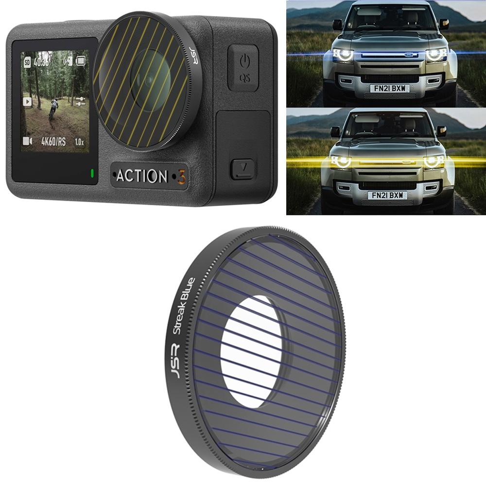 Enhanced Streak Drawing Lens Filter for Dji Action 3 - Gold 7