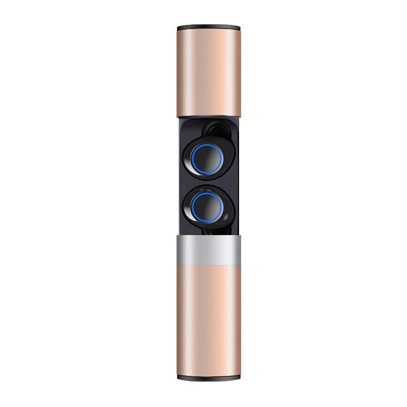 Wireless Tws Bluetooth V5.0 Earphones with Drawer Type S2 Design - Gold 3