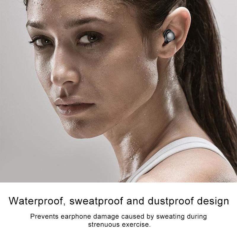 Wireless Tws Bluetooth V5.0 Earphones with Drawer Type S2 Design - Gold 8