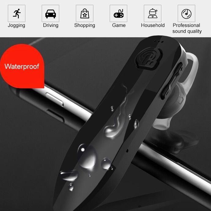 Mini Wireless Sport Bluetooth Headset - Universal Gold 7