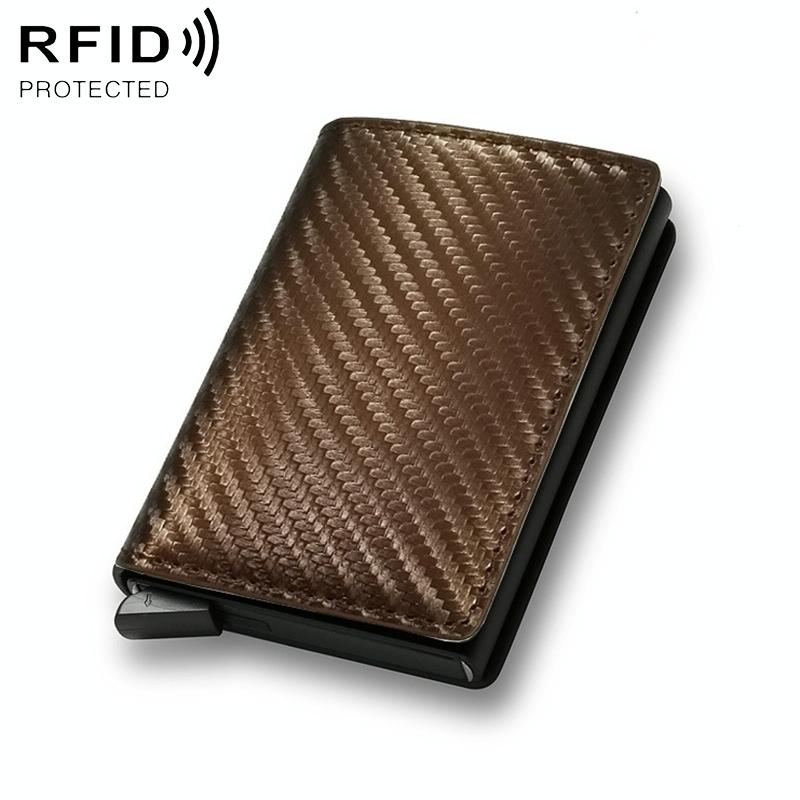Carbon Fiber Rfid Wallet for Men - Black Carbon Fibers 9