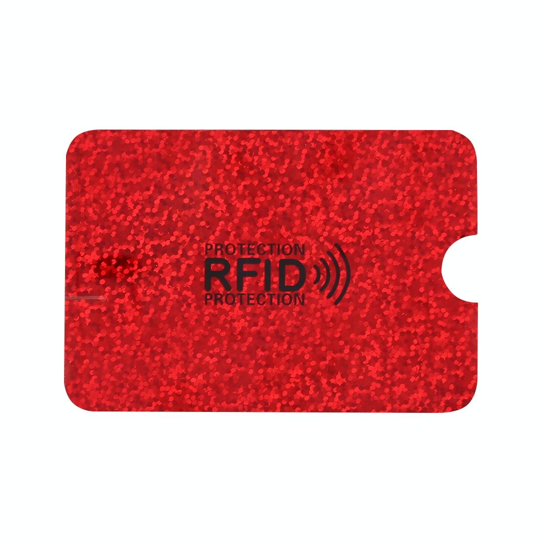 100-pack Aluminum Foil Rfid Blocking Credit Card Case - Gold
