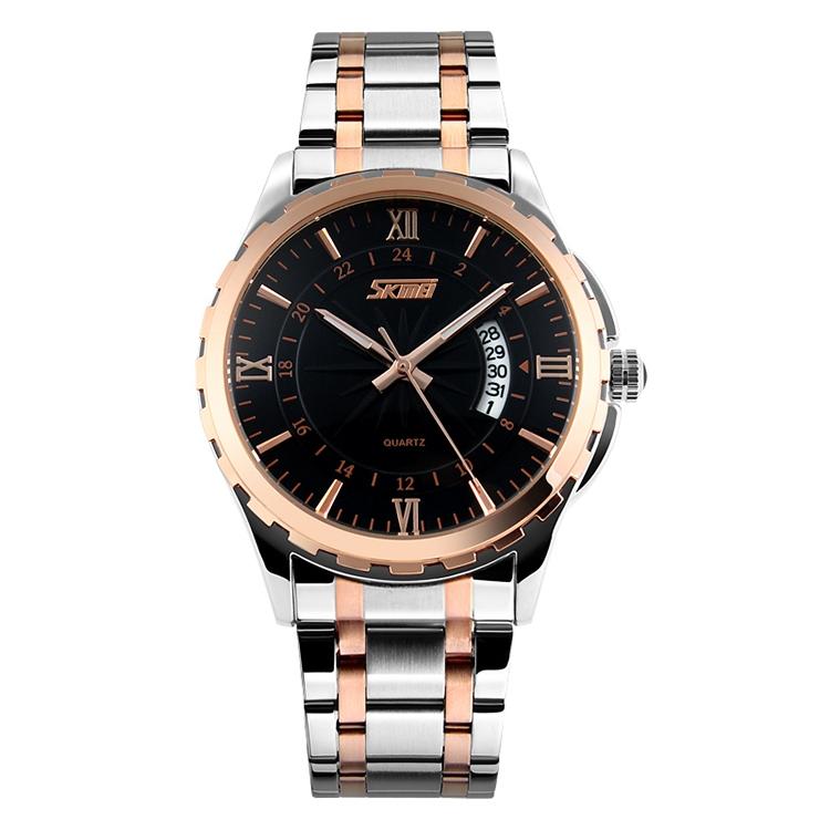 Waterproof Multifunctional Quartz Wrist Watch - Fashionable and Business-ready - Gold 3