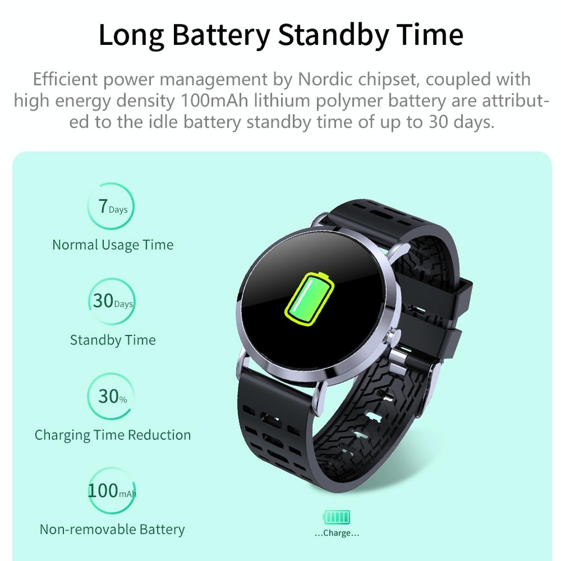 Smart Bracelet With Call Heart Bp Sleep And Oxygen Monitoring - Gold 11