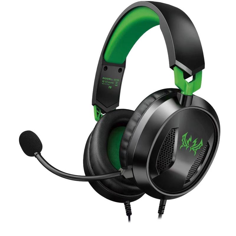 Omni Mic Gaming Headset 1.7M Cable Black+Blue - Black+Green 11