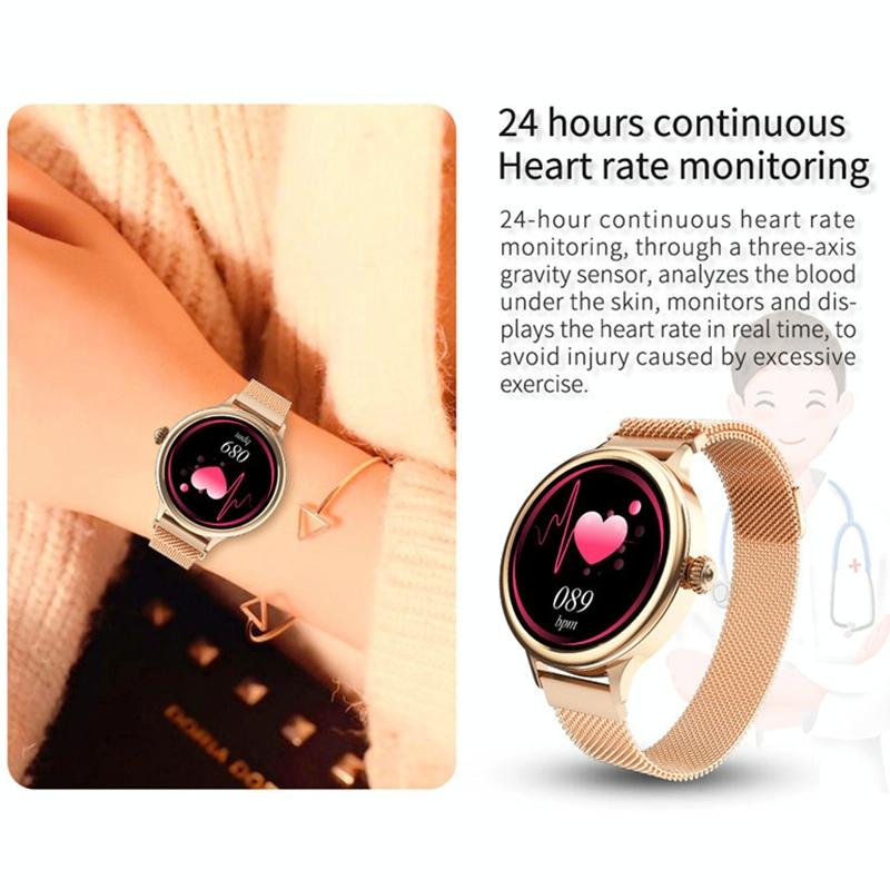 Waterproof Women Menstrual Cycle Smart Watch Gold 5